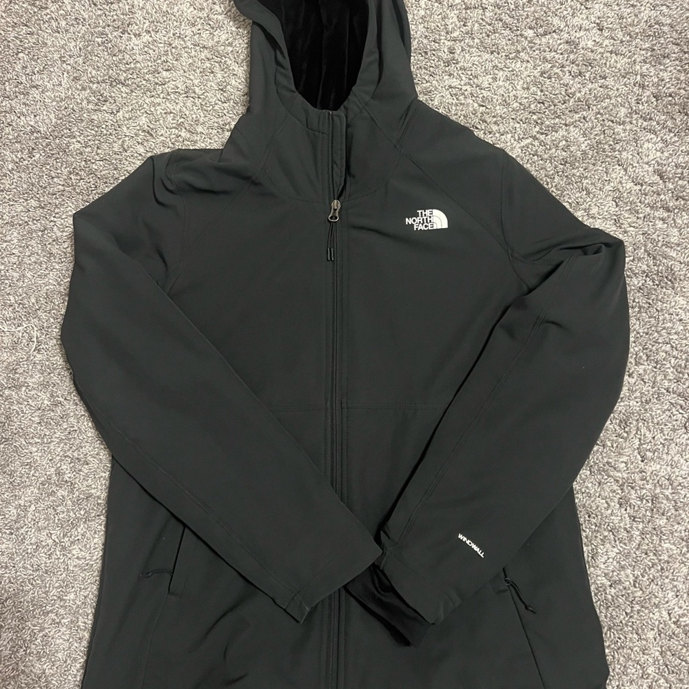 The North Face Charcoal Gray Fleece-Lined Jacket